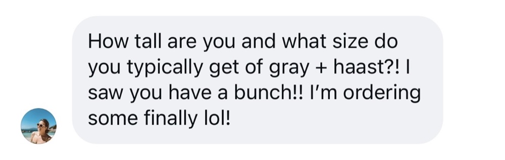 Gray + Haast audience message